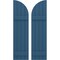 Ekena Millwork Americraft 4-Board (2 Batten) Wood Joined Board-n-Batten Shutters w/ Arch Top, ARW101BQ414X77HBH, PR ARW101BQ414X77HBH - alternate 1